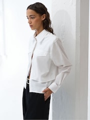 French Connection Cambria Milla Mix Shirt - Imaginea 4 din 6