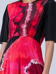 Religion Red Sienna Maxi Occasion Tea Dress With Cute Sleeves - Image 7 of 8