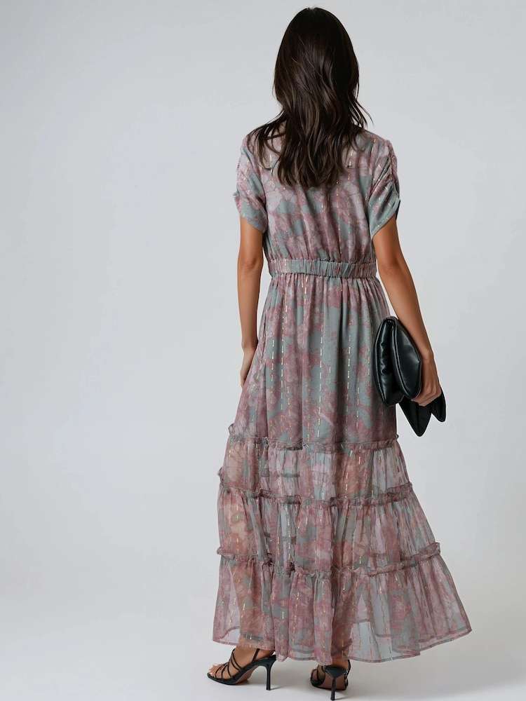 white knit cutout dress Meredith Long Sleeve Cut-Out Maxi Dress White