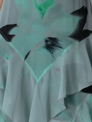 Religion Green Taylor Maxi Dress With Full Ruffle Skirt - Image 8 of 8