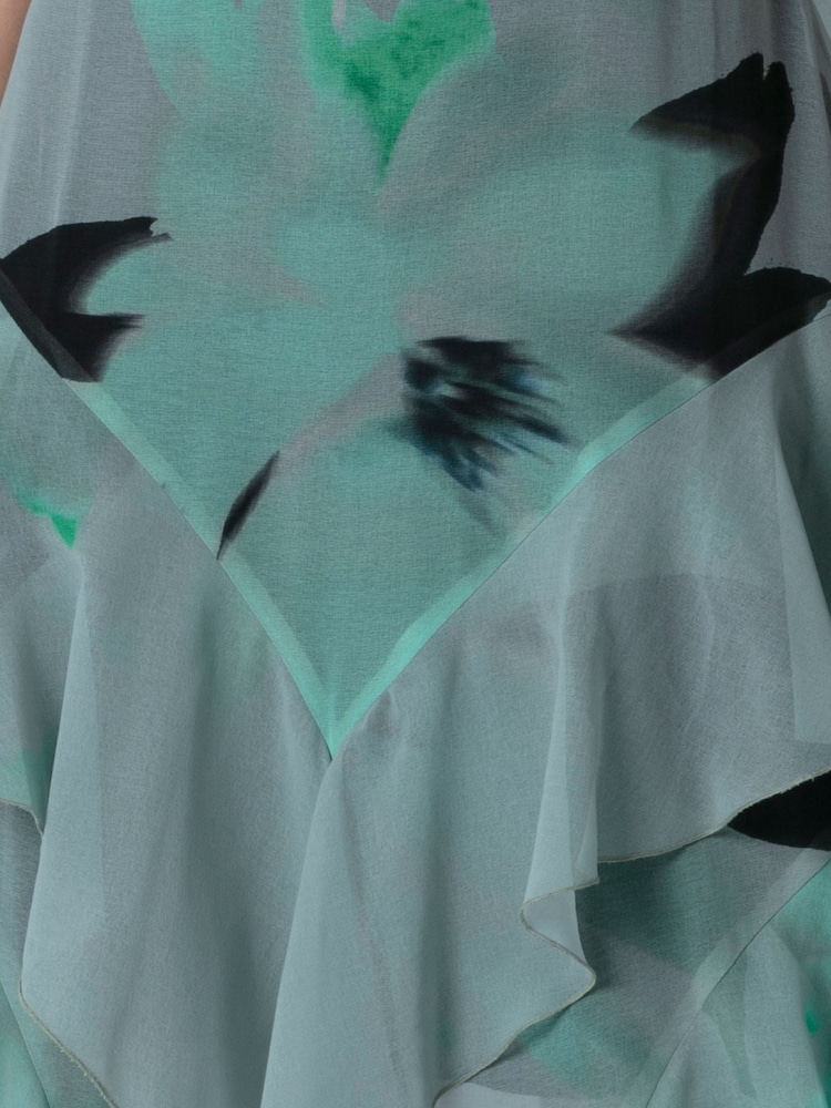 Religion Green Taylor Maxi Dress With Full Ruffle Skirt - Image 8 of 8