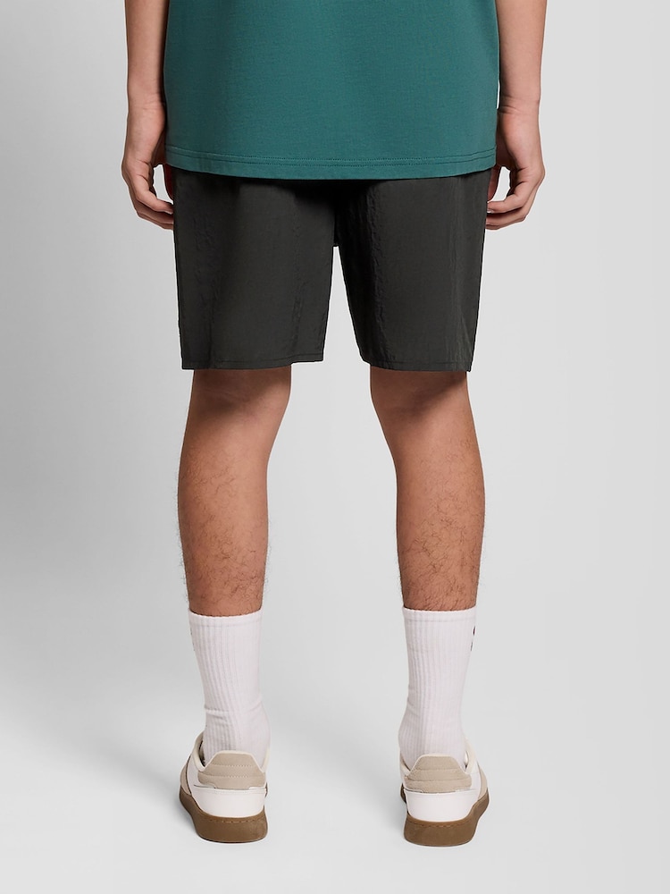 Lyle & Scott Black Plain Swim Shorts - Image 2 of 8