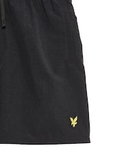 Lyle & Scott Black Plain Swim Shorts - Image 5 of 8