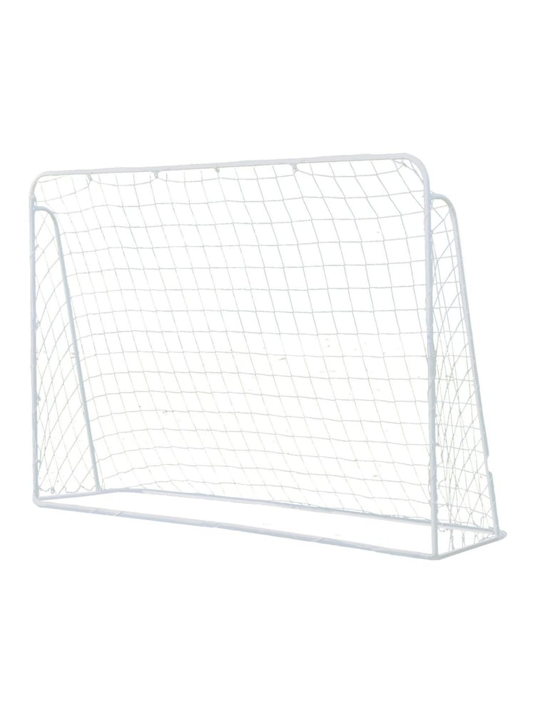 Charles Bentley White 7ft x 5ft Football Goal - Image 1 of 1 Charles Bentley White 7ft x 5ft Football Goal - Image 1 of 1