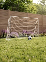 Charles Bentley White 7ft x 5ft Football Goal - Image 2 of 6