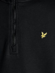 Lyle & Scott Black Quarter Zip Pullover Jumper - Image 5 of 6