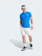 adidas White Shorts & Tight Tennis Shorts Set - Image 3 of 6
