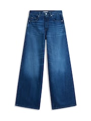 Tommy Hilfiger Blue 70s High Rise Wide Leg Jeans - Image 5 of 5