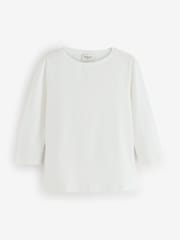 Weekend MaxMara White Multia Mid Sleeve T-shirt - Image 6 of 10