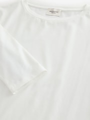Weekend MaxMara White Multia Mid Sleeve T-shirt - Image 9 of 10