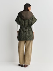 Weekend MaxMara Brown Origano Sleeveless Puffer Jacket - Image 4 of 5