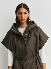 Weekend MaxMara Brown Origano Sleeveless Puffer Jacket - Image 5 of 5