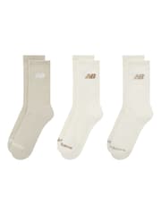 New Balance Neutral Waffle Knit Mid-Calf Socks 3-Pack - Image 2 of 3
