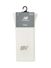 New Balance Neutral Waffle Knit Mid-Calf Socks 3-Pack - Image 3 of 3