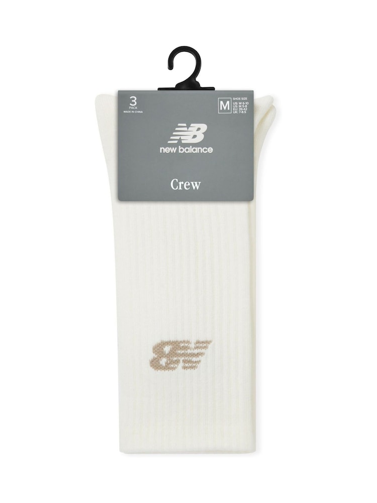 New Balance Neutral Waffle Knit Mid-Calf Socks 3-Pack - Image 3 of 3