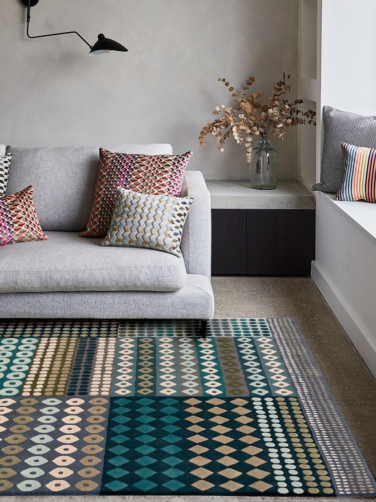 Margo Selby Grey Powell Hand Tufted Wool Rug - Image 1 of 4 Margo Selby Grey Powell Hand Tufted Wool Rug - Image 1 of 4