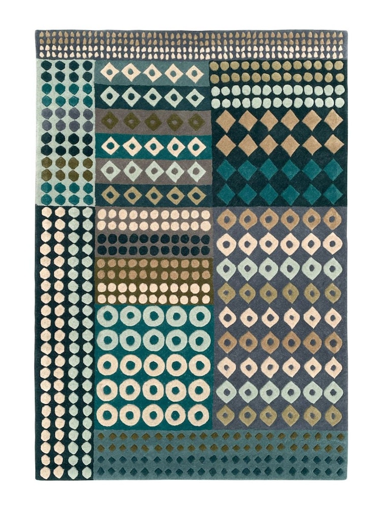 Margo Selby Grey Powell Hand Tufted Wool Rug - Image 2 of 4 Margo Selby Grey Powell Hand Tufted Wool Rug - Image 2 of 4