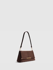 River Island Faux Suede Bar Front Clutch Bag - Bild 4 von 6