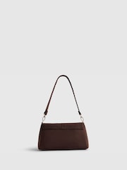 River Island Faux Suede Bar Front Clutch Bag - Bild 5 von 6