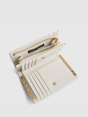 River Island Cream Polka Dot Foldout Purse - Image 4 of 5