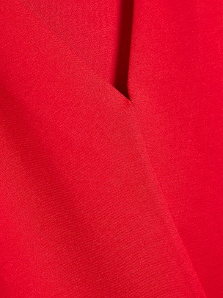 River Island Red Short Sleeve Premium Stripe V-Neck Blouse - Image 6 of 6