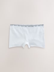 Black/White/Pastel Rose Nude Boyshort Cotton Logo Knickers 7 Pack - Image 3 of 6