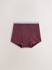 Black/Berry Spot - Matibay na Daloy na Cotton Period na Pantalon 4 Pakete - Larawan 8 ng 10