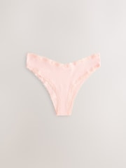 Viola/verde - Cotone e Pizzo Slip 7 Confezione - Immagine 8 di 10