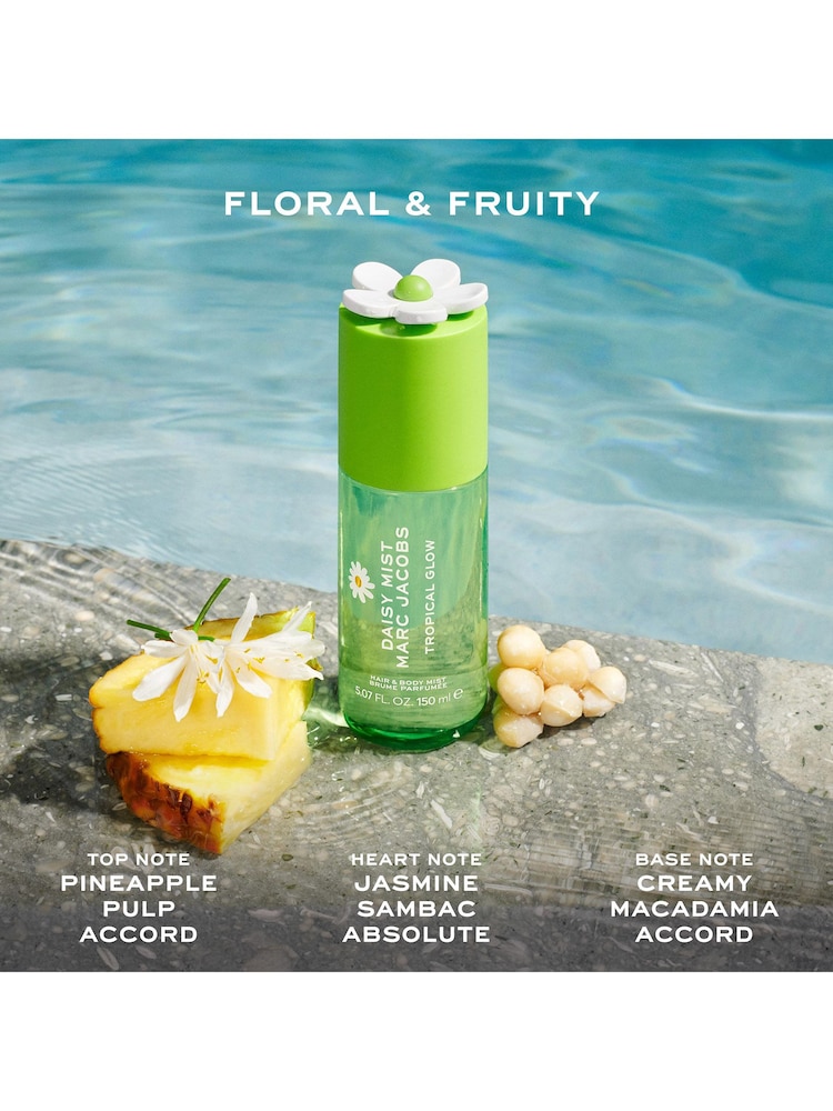 Marc Jacobs Light Green Daisy Hair & Body Mist 150ml - Image 2 of 5 Marc Jacobs Light Green Daisy Hair & Body Mist 150ml - Image 2 of 5