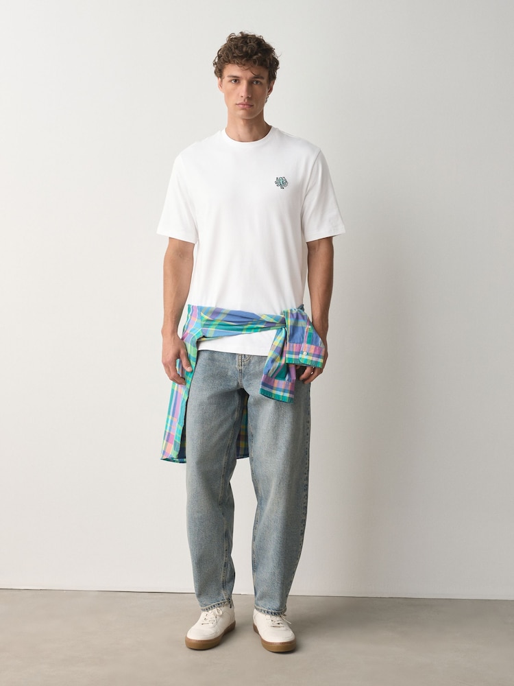 White Keith Haring Relaxed Fit Artist T-Shirt - Image 2 of 7 White Keith Haring Relaxed Fit Artist T-Shirt - Image 2 of 7
