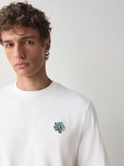 White Keith Haring Relaxed Fit Artist T-Shirt - Image 4 of 7