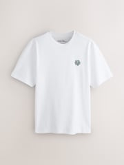 White Keith Haring Relaxed Fit Artist T-Shirt - Image 5 of 7