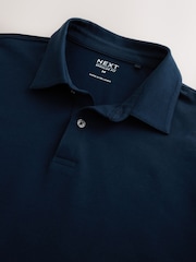 Navy Regular Fit Motionflex Short Sleeve Polo Shirt - Image 7 of 7