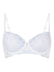 Hunkemöller White Peonie Padded Underwired Bra - Image 4 of 5