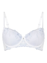 Hunkemöller White Peonie Padded Underwired Bra - Image 7 of 8