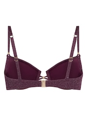 Hunkemöller Brown Panama Padded Underwired Bikini Top - Image 5 of 5