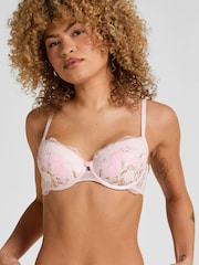 Hunkemöller Pink Miri Padded Underwired Bra - Image 1 of 5