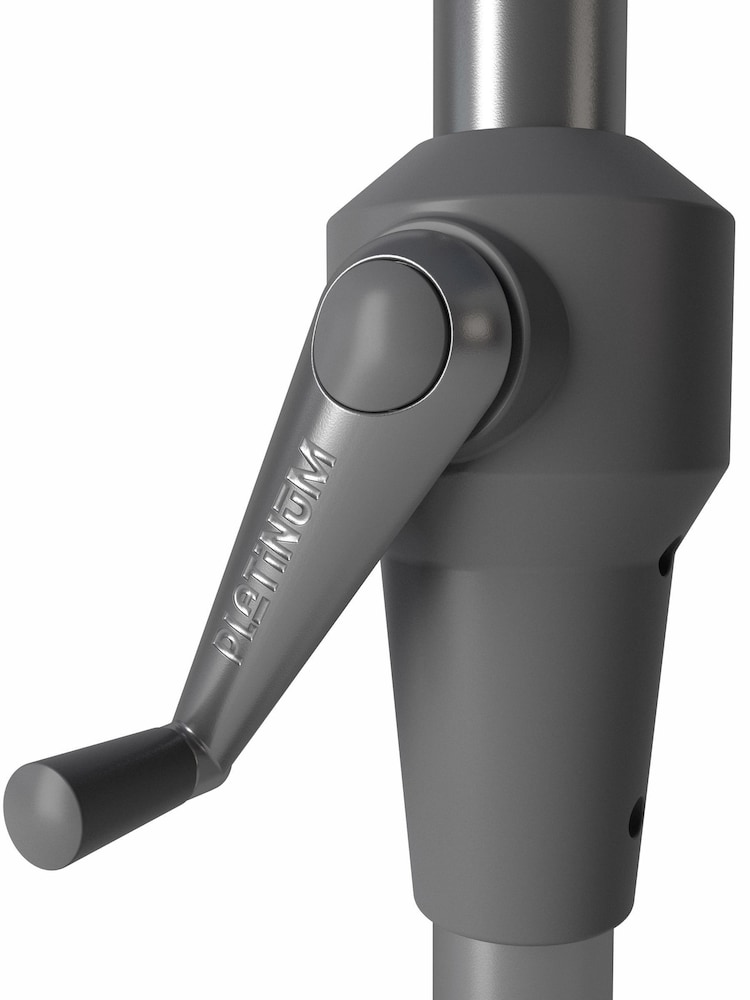 Pacific Taupe Riva Round Garden Parasol - Image 5 of 5