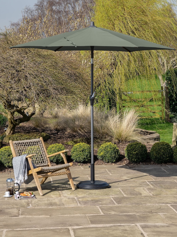 Pacific Olive Riva Round Garden Parasol - Image 1 of 6 Pacific Olive Riva Round Garden Parasol - Image 1 of 6