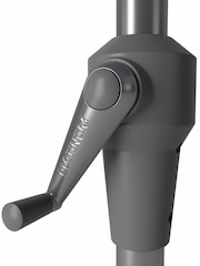 Pacific Luna Grey Riva Round Garden Parasol - Image 6 of 6