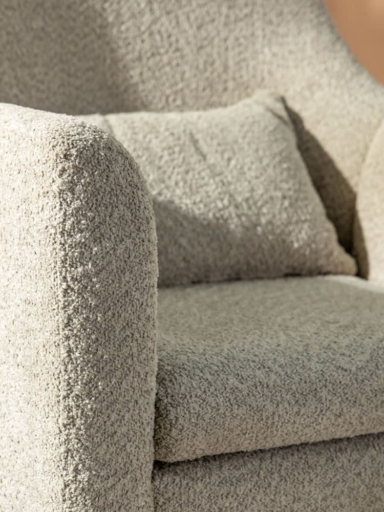 Tutti Bambini Teddy Mushroom Oscar Luxe Rocking Nursing Chair & Footstool - Image 2 of 7 Tutti Bambini Teddy Mushroom Oscar Luxe Rocking Nursing Chair & Footstool - Image 2 of 7