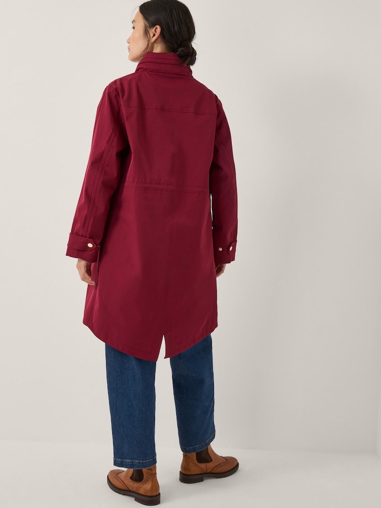 Monsoon Red Ada Waterproof Raincoat - Image 2 of 6 Monsoon Red Ada Waterproof Raincoat - Image 2 of 6