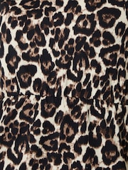 Threadbare Animal Cotton Smock Style Midi Dress - Image 5 of 5