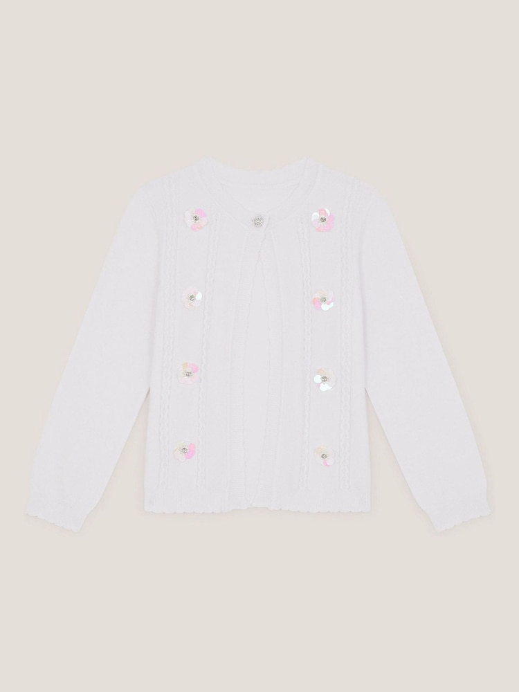 Monsoon Sparkle -neuletakki palmikkoneuleella - Kuva 1 / 3