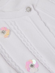 Monsoon Sparkle -neuletakki palmikkoneuleella - Kuva 3 / 3