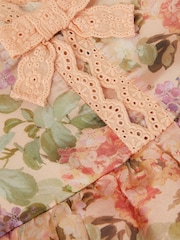 Monsoon Baby Alma Floral Print Lace Dress - Εικόνα 4 του 4