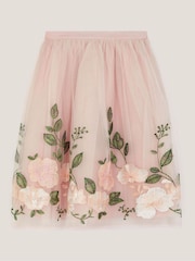 Monsoon – Olene – bestickter Tüllrock mit Blumenmuster - Bild 2 von 4