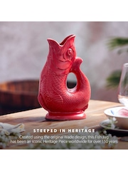 Wade Red Large Original Gurgle Fish Jug - Image 4 of 10