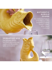 Wade Yellow Small Original Gurgle Fish Jug - Image 4 of 9