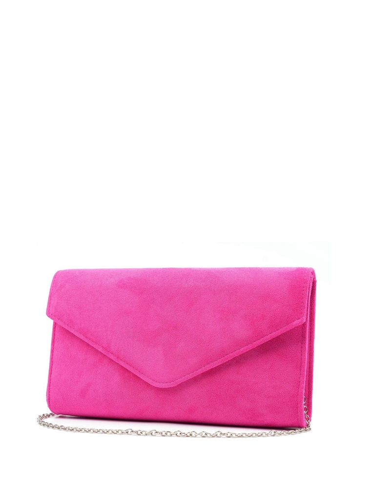 Lunar Pink Phillipa/Pia Fuchsia Clutch with Detachable Strap - Image 3 of 3